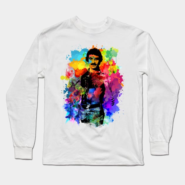 Tom Selleck is the Daddy - Water splash color Long Sleeve T-Shirt by sgregory project